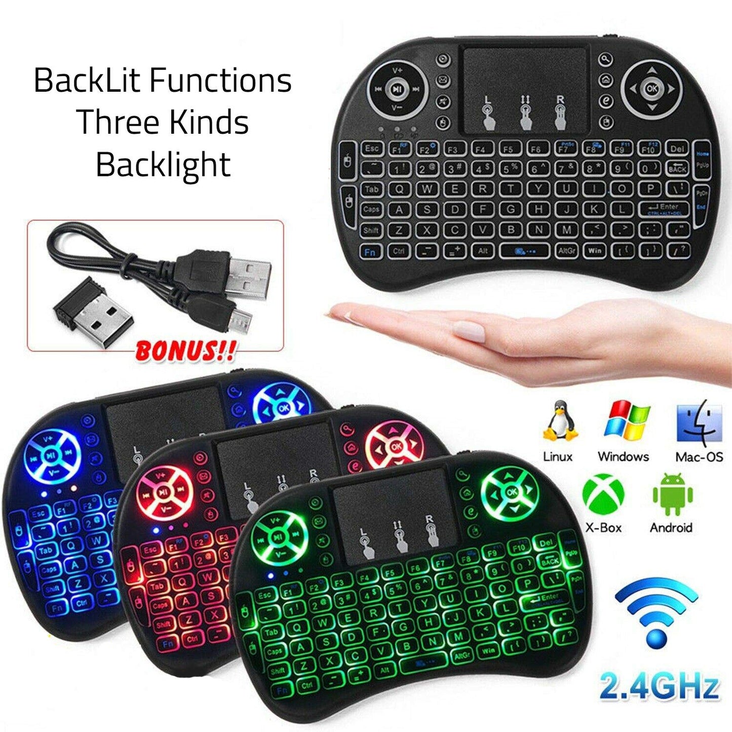 MINI TECLADO BLUETOOTH PARA SMART TV